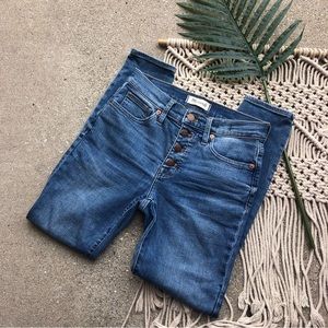 Madewell Jeans Size 26 - 9” Mid-Rise Skinny Crop